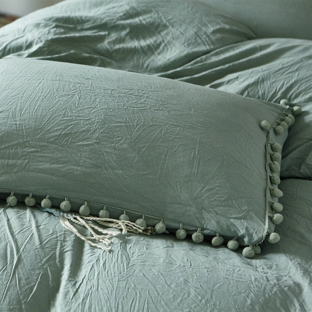 Pom-Pom Cloudscape Duvet Set