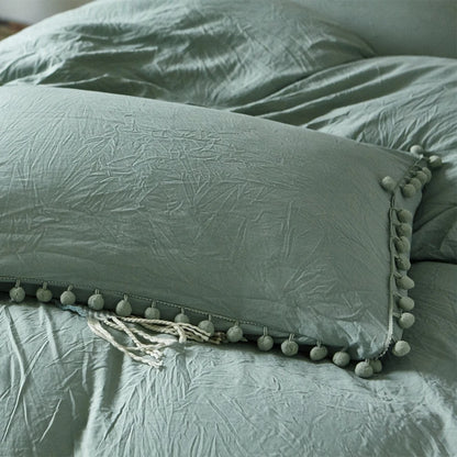 Pom-Pom Cloudscape Duvet Set