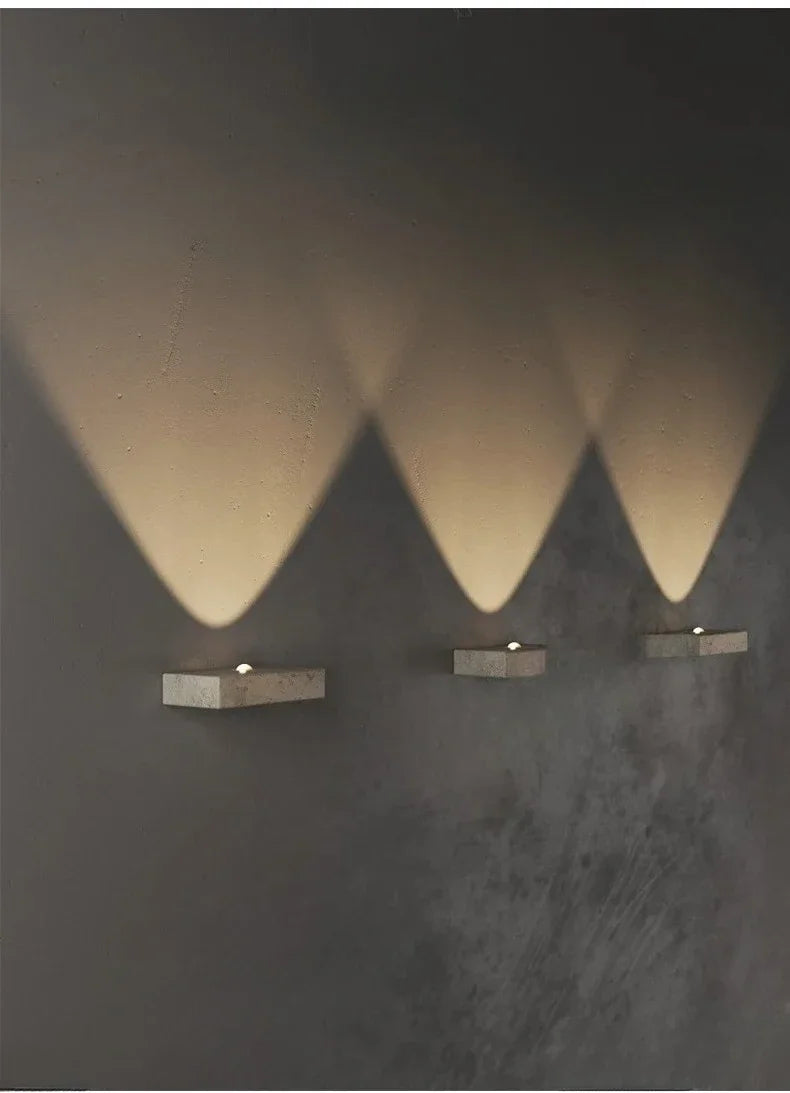 Linea Travertine Wall Sconce