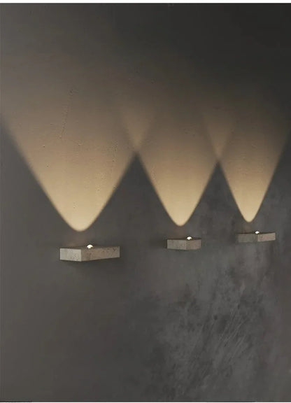 Linea Travertine Wall Sconce