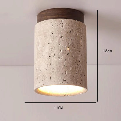 Terra Column Flush Ceiling Light