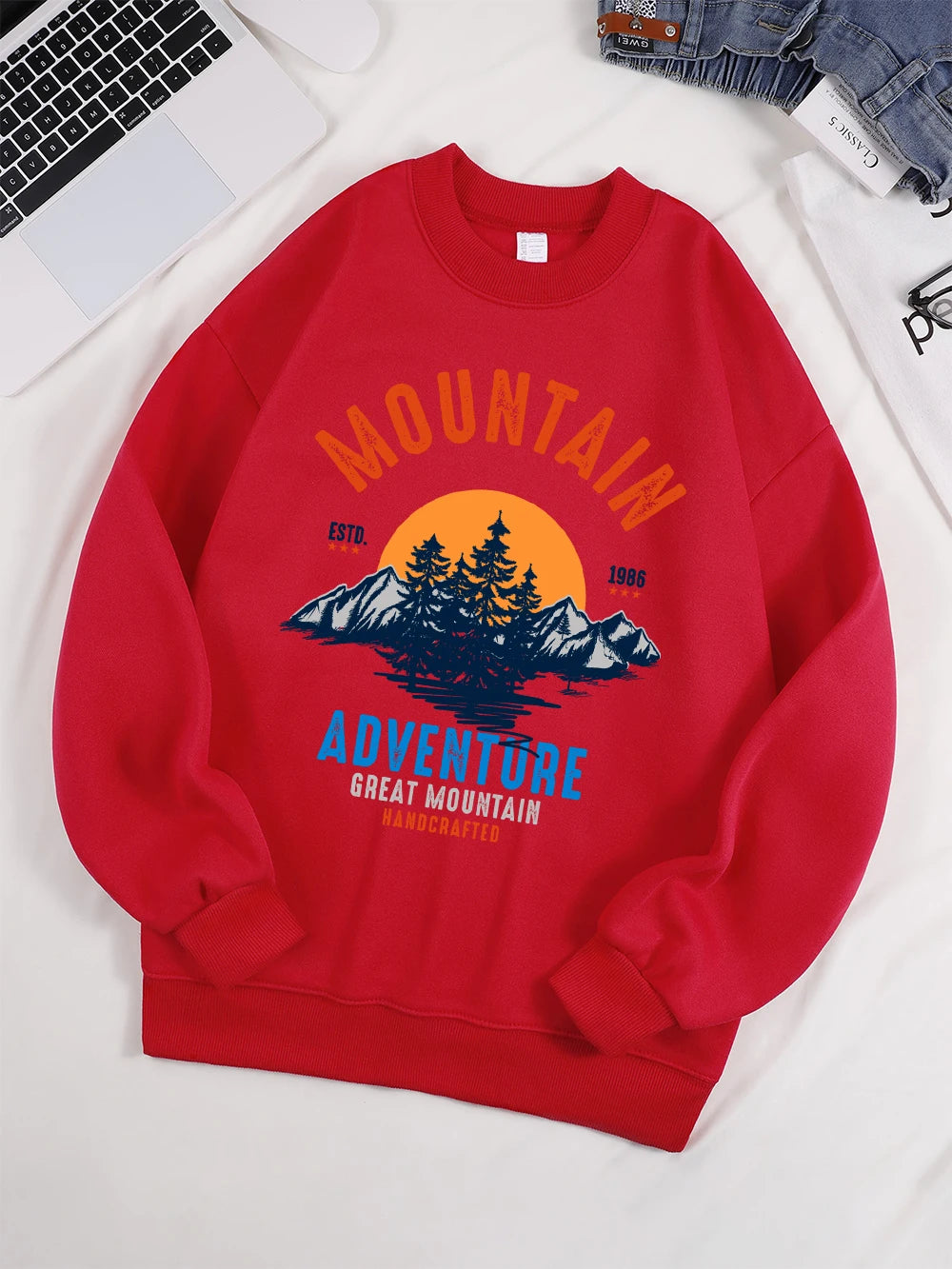 The Sunset Scenery In The Forest Sweatshirt