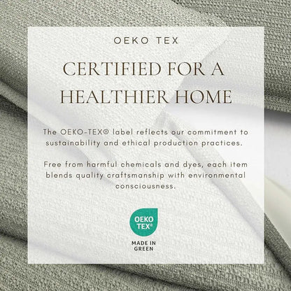 Honeycomb Waffle Eucalyptus Duvet Cover