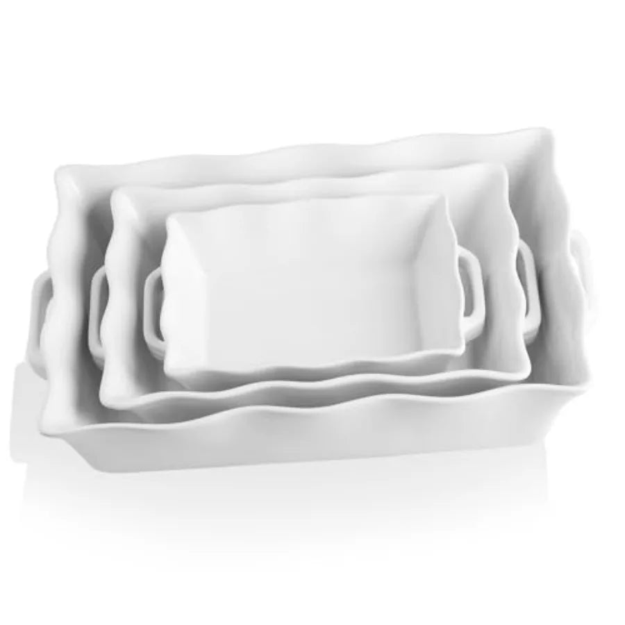 WaveForm Elegance™ Ceramic Bakeware Set