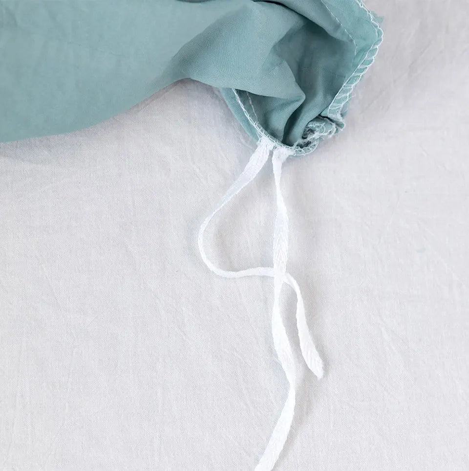 Roselle Tufted Geometric Duvet Cover Set