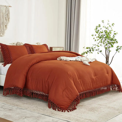 Terracora™ Fringe Comforter Set