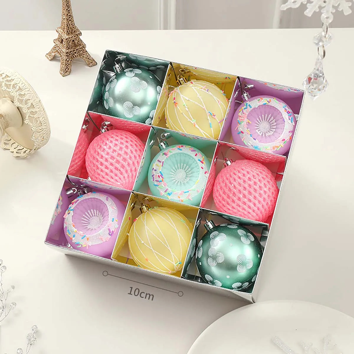 Pastel Dream Christmas Ornaments