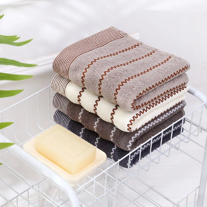 3 Pcs Set Pure Cotton Absorbent Towels