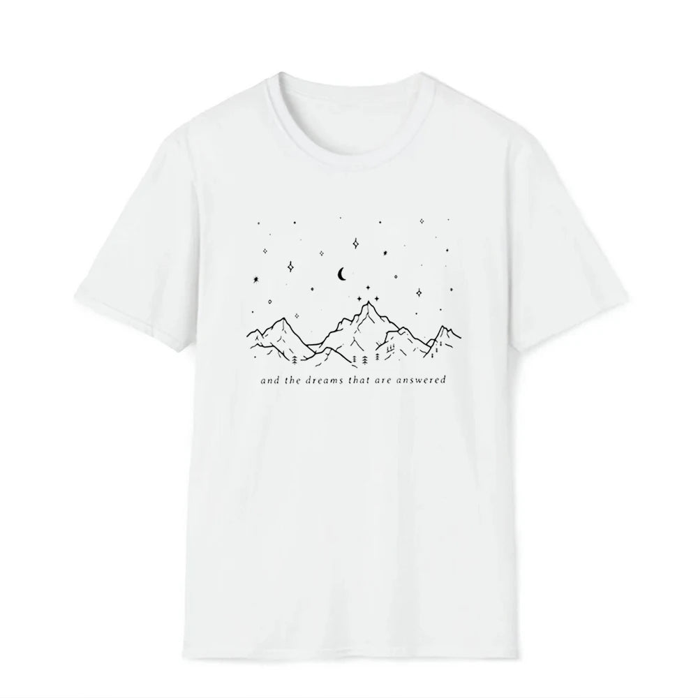 Dreams That Are Answered Mountain Sky T-Shirt