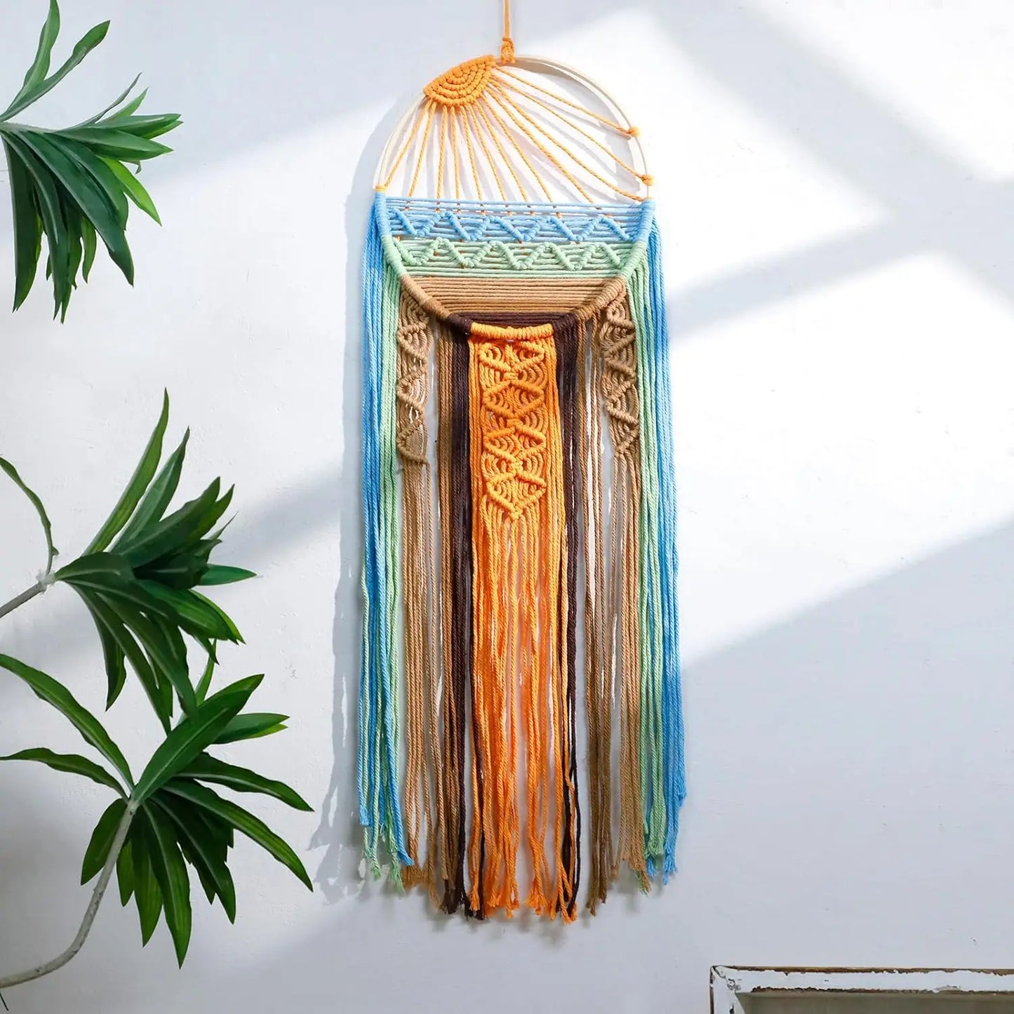 Sunrise Over the Horizon Macramé