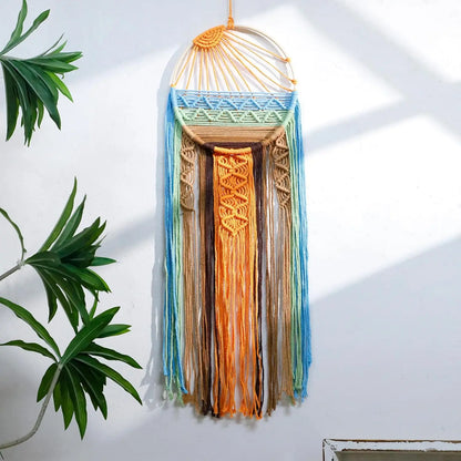 Sunrise Over the Horizon Macramé