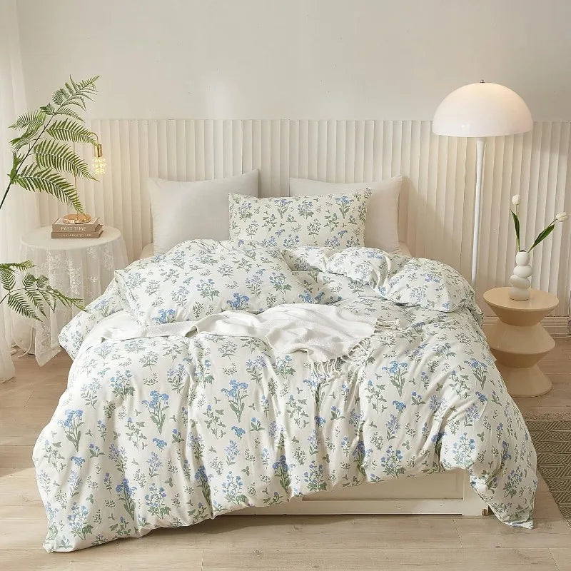 Botanical Bliss Floral Duvet Cover Set