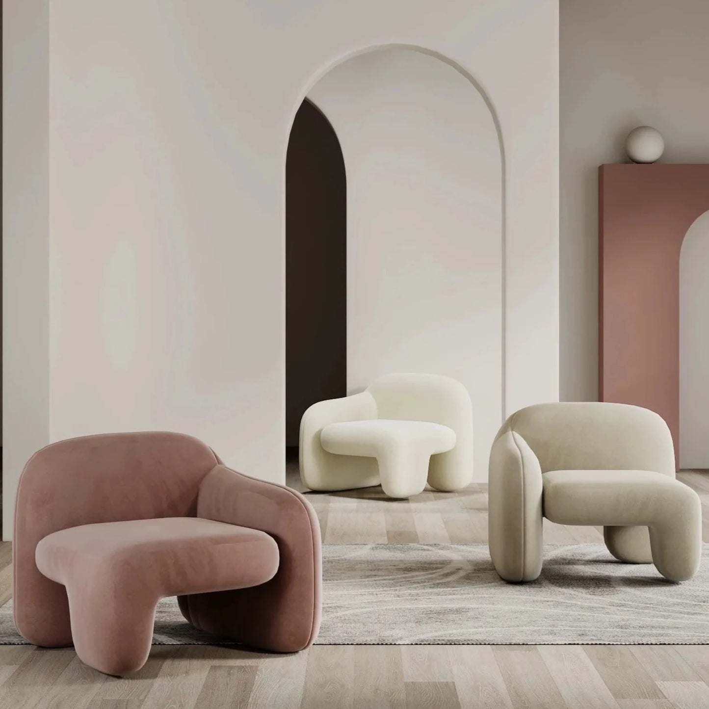 Minimalist Lounge Accent Chair