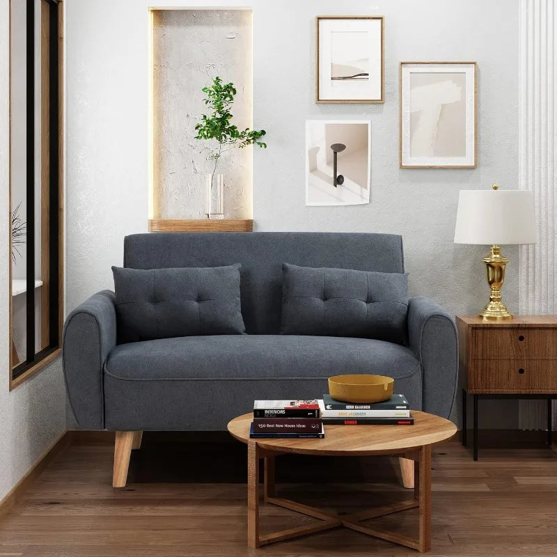 47" Modern Loveseat Couch Sofa