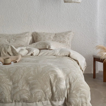 Whisper Fern Jacquard Duvet Set