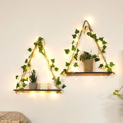 GlowLeaf Triangle Shelf