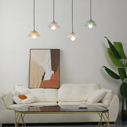 Petaluxe Glass Bloom Pendant Light