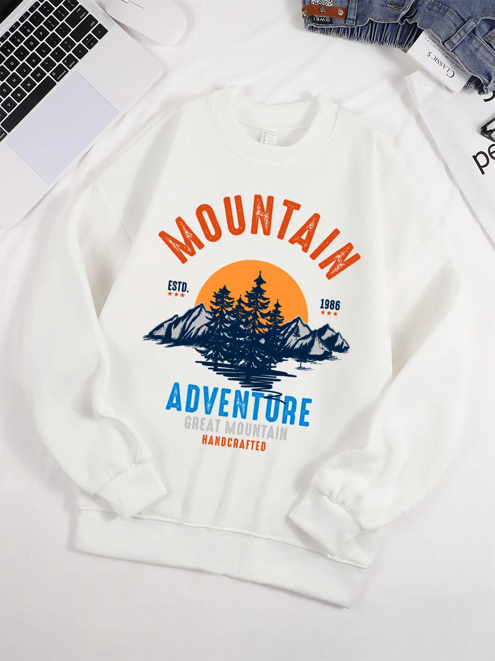 The Sunset Scenery In The Forest Sweatshirt