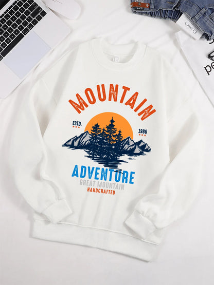 The Sunset Scenery In The Forest Sweatshirt