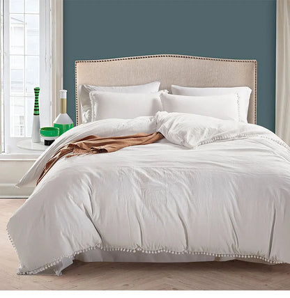 Pom-Pom Cloudscape Duvet Set