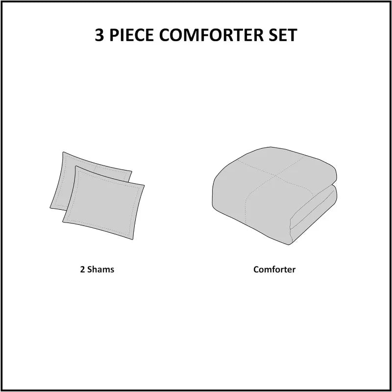 Mid-Century Geometric Bedding Set