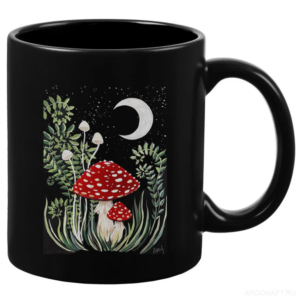 Magical Mushrooms Night Mug