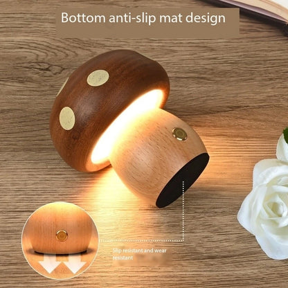 Glowshroom Wooden Night Light