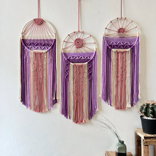 Ray of Serenity Purple Macramé