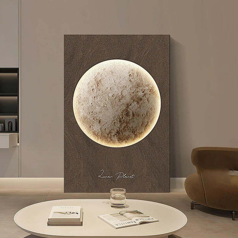 Luminus Sandstone Moon Wall Art