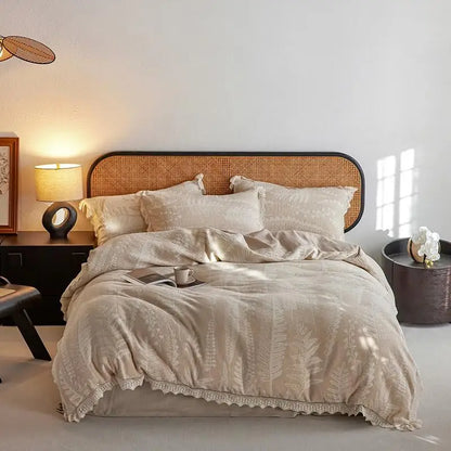 Whisper Fern Jacquard Duvet Set