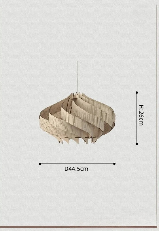 Crescent Swirl Pendant Light