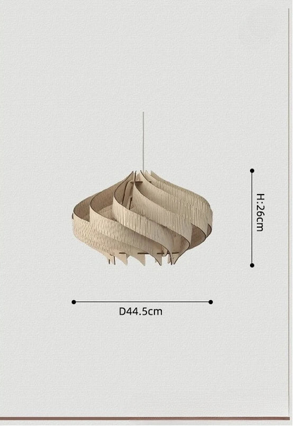 Crescent Swirl Pendant Light