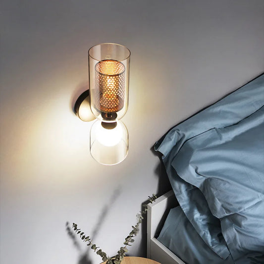 Dualis Ember Glass Wall Sconce