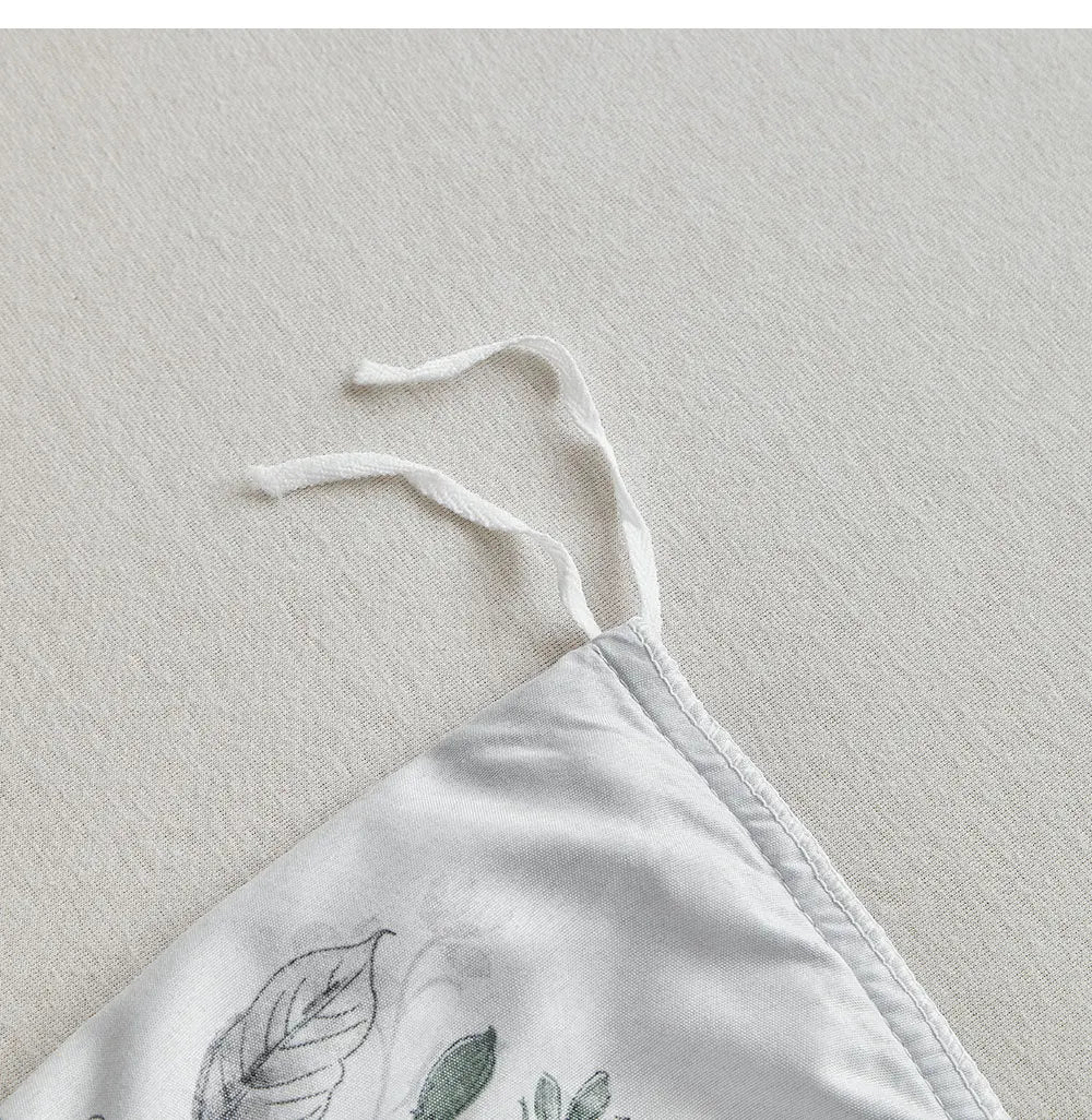 Moonlit Blossom Pom-Pom Duvet Set