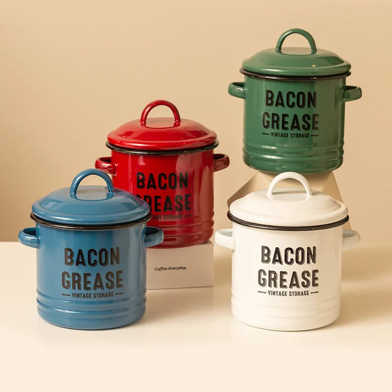 Bacon Grease Storage Jars
