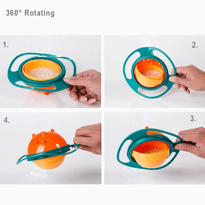 360° Spill-proof Bowl