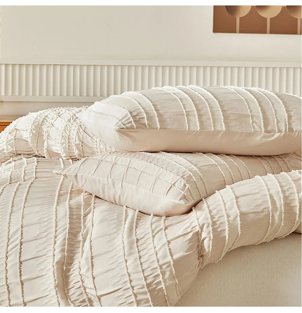 Pleated Tranquility Bedding Set