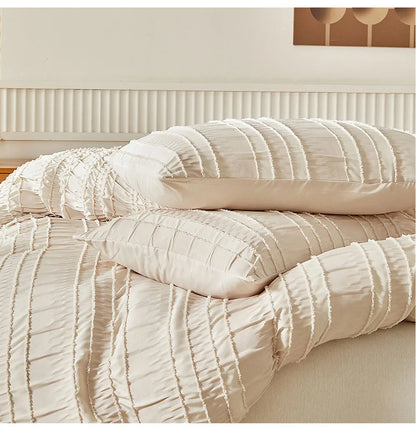 Pleated Tranquility Bedding Set