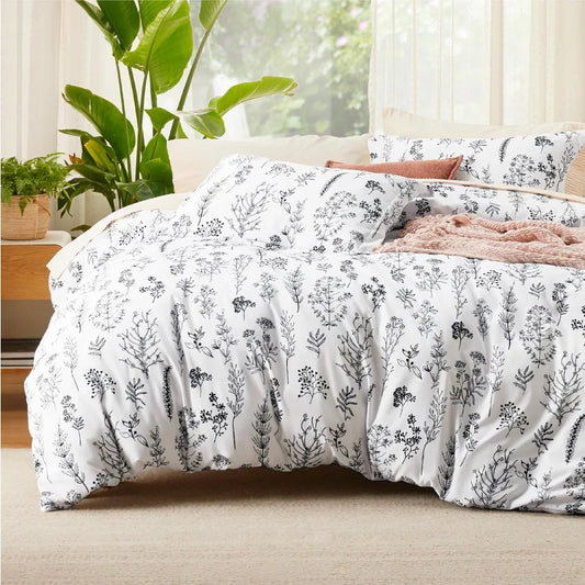 Midnight Meadow Reversible Duvet Cover Set