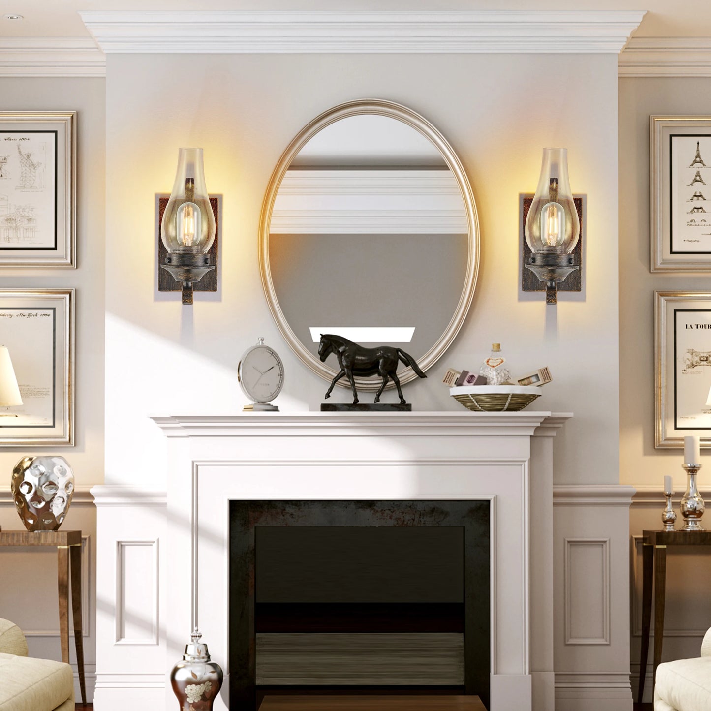 Heritage Rustic Ember Wall Sconce