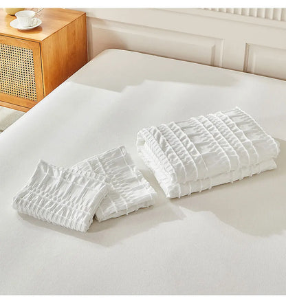 Pleated Tranquility Bedding Set
