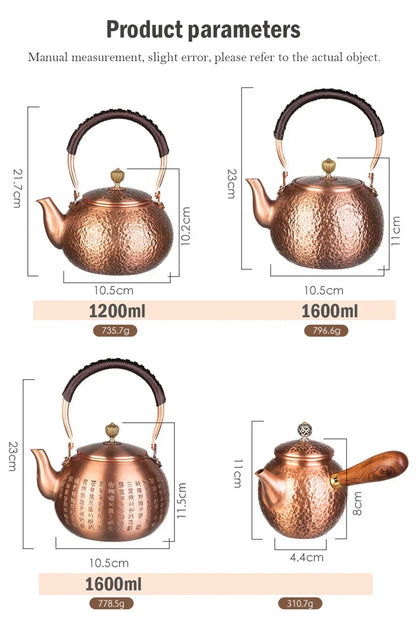 AuroraForge Copper Tea Kettle