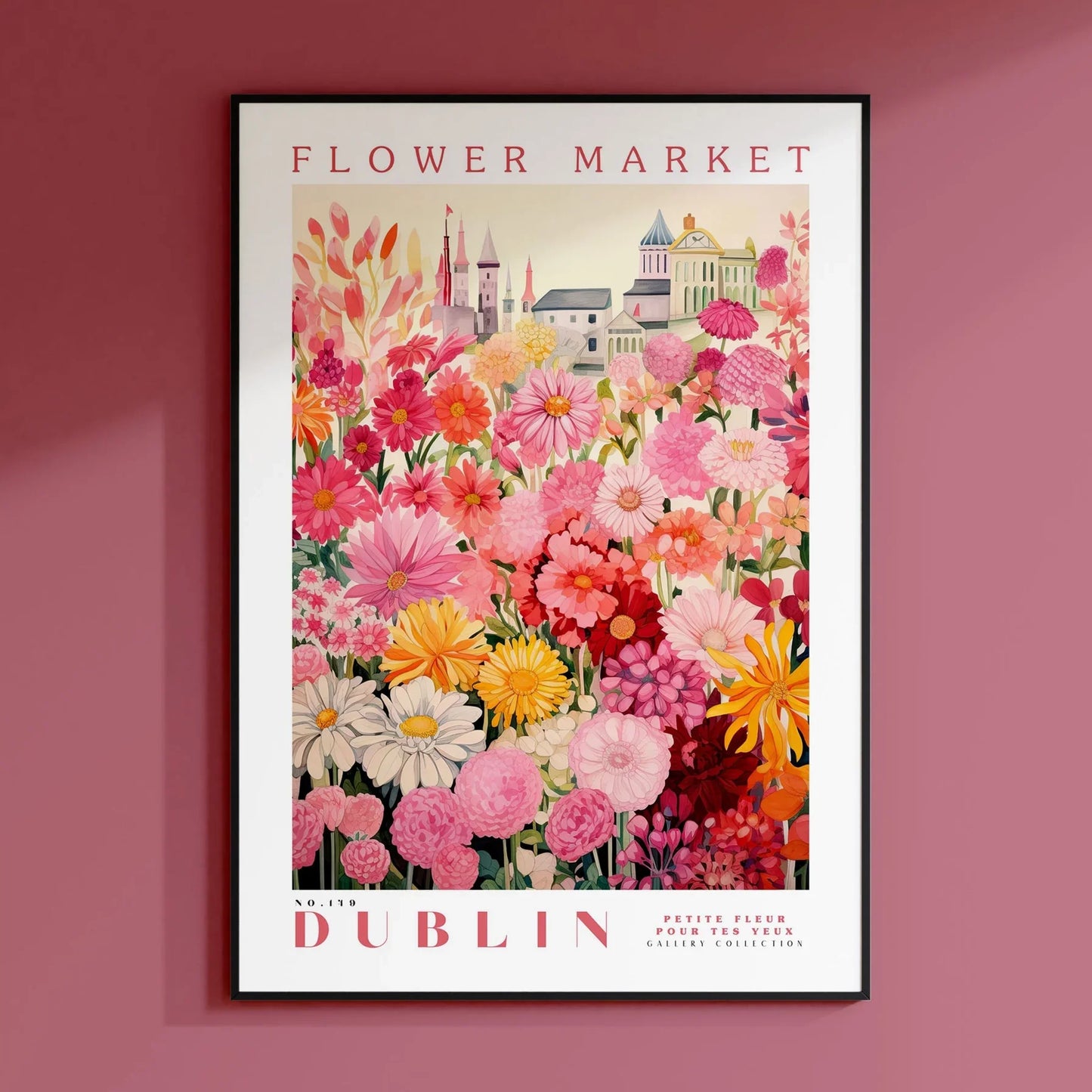 Dublin Flower Market Wall Art