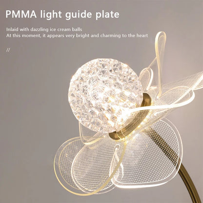 Aurora Bloom Brass Wall Light