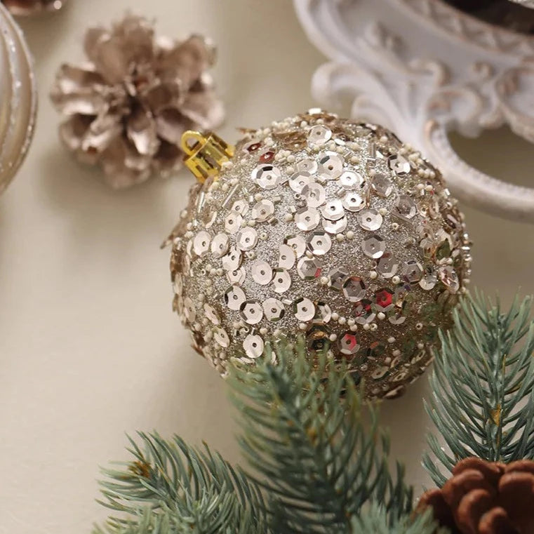 Sequin Christmas Ball Tree Decor