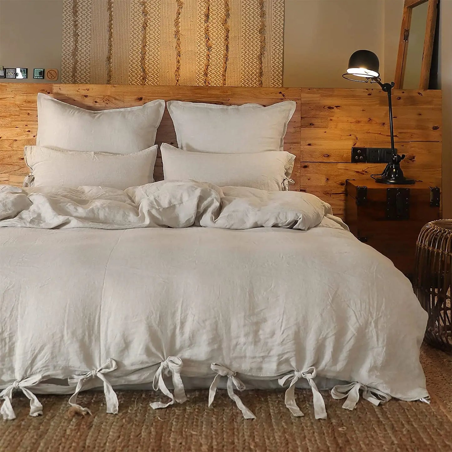 AURELIA Pure French Linen Duvet Cover Set