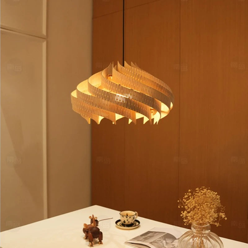 Crescent Swirl Pendant Light