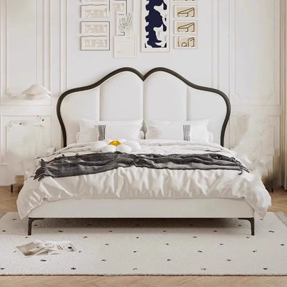 Ivory Halo Arch Bed Frame