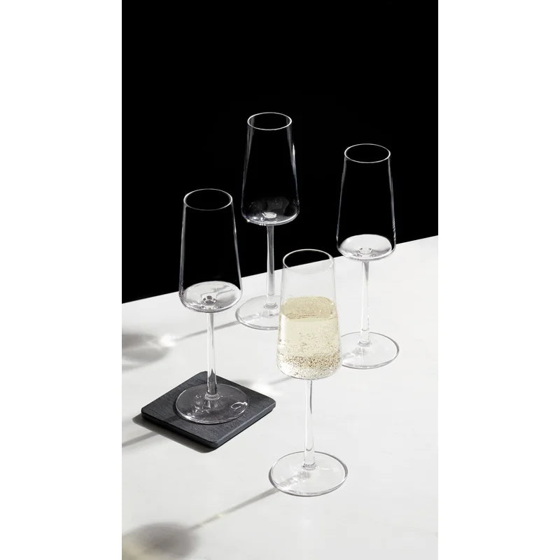 Lumière Flared Champagne Flute Set (4-Piece)