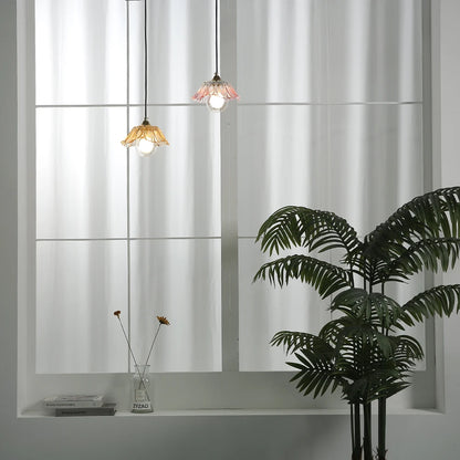 Petaluxe Glass Bloom Pendant Light